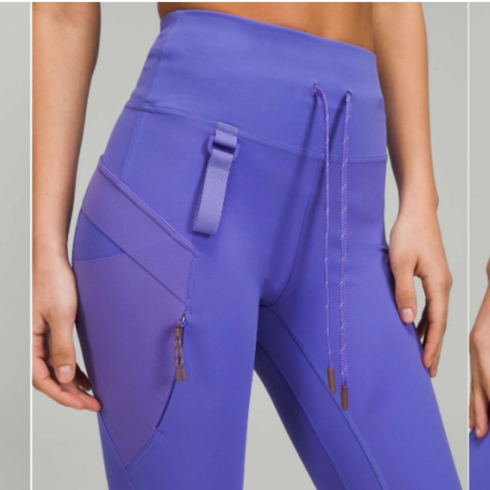 Lululemon Purple High-Waisted Hiking Tight